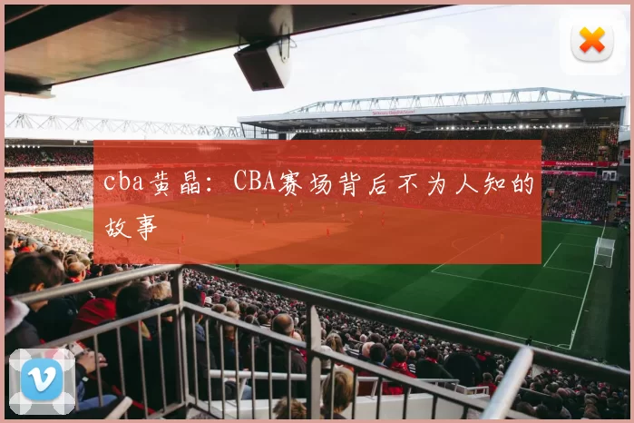 cba黄晶：CBA赛场背后不为人知的故事