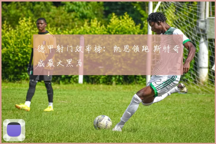 德甲射门效率榜：凯恩领跑 斯特奇成最大黑马